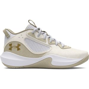 Under Armour Lockdown 6 Basketballschuhe 001 - black/white/white 47 für Herren, weiß, Gr. 48 ½ EU