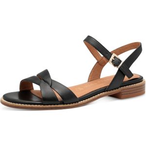 Marco Tozzi Da.-Sandalette für Damen, schwarz, Gr. 42 EU
