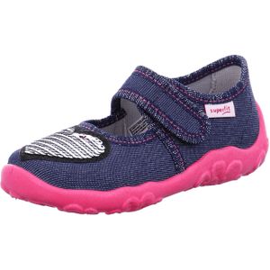 Superfit Hausschuh Textil  BONNY für Kinder, blau, Gr. 33 EU