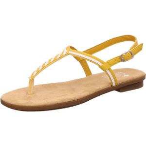 Rieker FSK Damen Sandalen 64297-68 yellow/weiss FS 2020 für Damen, gelb, Gr. 41 EU
