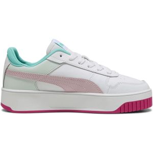 Puma Carina Street Sneaker Mädchen 08 - PUMA white/grape mist 37 für Kinder, weiß, Gr. 35 ½ EU / 3 Kids UK