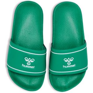 Hummel Pool Slide Badelatschen Kinder black 26 für Kinder, grün, Gr. 26 EU