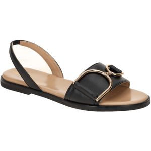 Geox Naileen Sandalen schwarz Nappa D35SDA für Damen, schwarz, Gr. 40 EU