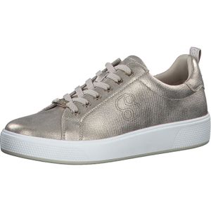 s.Oliver Sportliche Schnürschuhe für Damen, beige, Gr. 38 EU