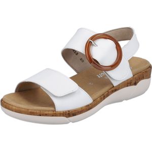 Remonte Sandalette Spange Klett für Damen, weiß, Gr. 36 EU
