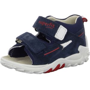 Superfit Sandale Leder  FLOW für Kinder, blau, Gr. 21 EU