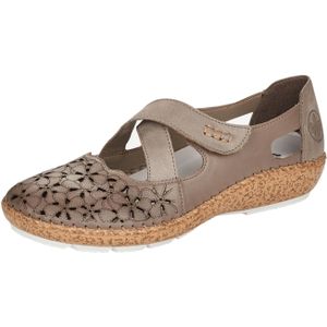 Rieker FSK Damen Halbschuhe für Damen, beige, Gr. 42 EU