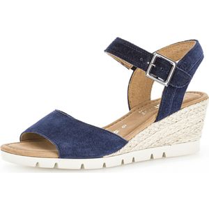 Gabor comfort Keilsandaletten für Damen, blau, Gr. 39 EU / 6 UK