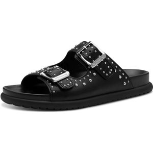 Tamaris Da.-Pantolette für Damen, schwarz, Gr. 36 EU