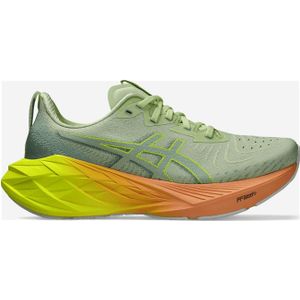 asics Novablast 4 Paris für Damen, grün, Gr. 41 ½ EU / 9,5 UK