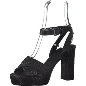 Tamaris Da.-Sandalette für Damen, schwarz, Gr. 37 EU