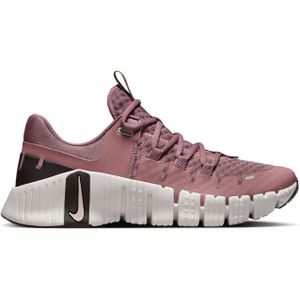 Nike Free Metcon 5 Fitnessschuhe Damen 102 - pale ivory/ice peach-light silver 41 für Damen, Gr. 38 EU / 7 UK