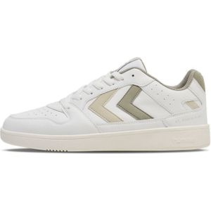 Hummel St. Power Play Sneaker Damen 9561 - white/seagrass/bone white 40 für Damen, weiß, Gr. 41 EU