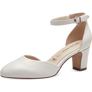 Tamaris Da.-Pumps für Damen, weiß, Gr. 37 EU