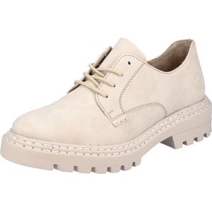 Rieker Schnürhalbschuh für Damen, beige, Gr. 39 EU