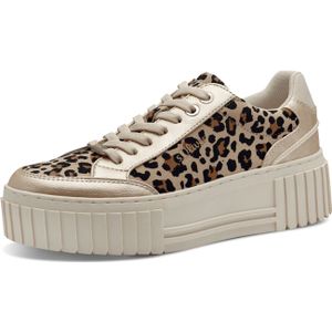 s.Oliver Damen Plateau Schnürschuhe für Damen, beige, Gr. 41 EU