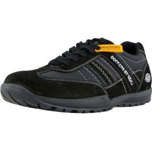 Dockers by Gerli Sportliche Schnürschuhe für Herren, schwarz, Gr. 46 EU