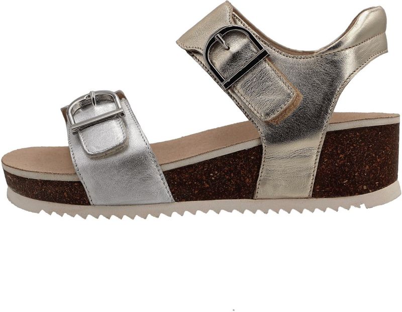 ara Norderney Sandalette platin für Damen, gold, Gr. 39 EU