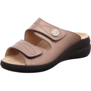 Solidus Da. Pantolette beq. Klett Torf für Damen, beige, Gr. 37 ½ EU / 4,5 UK
