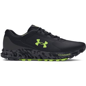 Under Armour Bandit Trail 3 Laufschuhe Herren 003 - black/black/racer red 44.5 für Herren, schwarz, Gr. 44 ½ EU