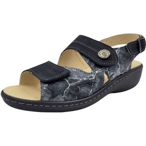 Portina Bequeme Sandalen für Damen, schwarz, Gr. 43 EU
