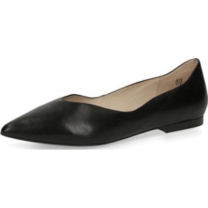Caprice Ballerina für Damen, schwarz, Gr. 38 ½ EU / 5,5 UK