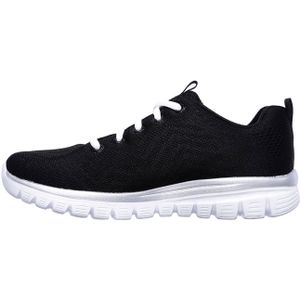 Skechers GRACEFUL GET CONNECTED für Damen, schwarz, Gr. 40 EU