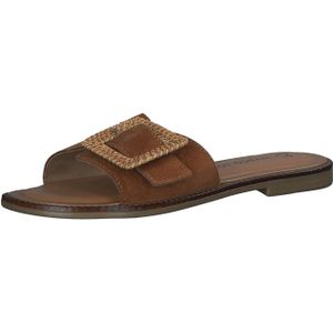 Marco Tozzi Da.-Pantolette für Damen, braun, Gr. 40 EU