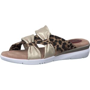 Jana shoes Da.-Pantolette 8-8-27109-24/357 PEPPER/LT GOLD FS 2020 für Damen, beige, Gr. 38 EU