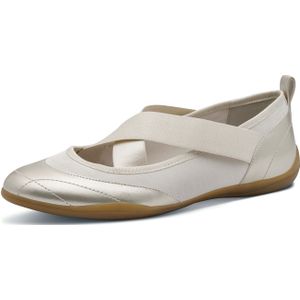 Tamaris Da.-Ballerina für Damen, beige, Gr. 38 EU