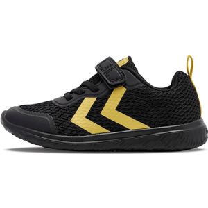 Hummel Actus Recycled Sneaker Kinder black 36 für Kinder, schwarz, Gr. 38 EU