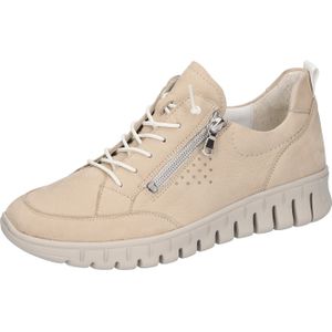 Waldläufer SneakBeigeLeder für Damen, beige, Gr. 40 ½ EU / 7 UK