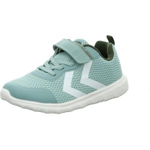 Hummel Actus Recycled Sneaker Kinder black 34 für Kinder, grün, Gr. 30 EU