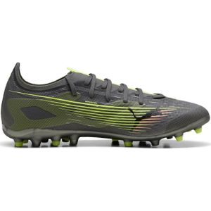 Puma Ultra 5 Match MG Fußballschuhe 01 - PUMA white/PUMA black/glowing red 40 für Herren, blau, Gr. 41 EU / 7,5 UK