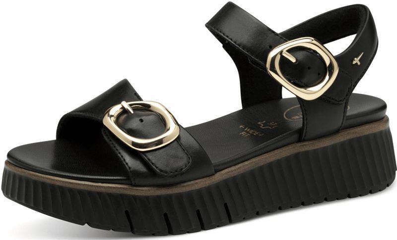 Jana Women Sandals für Damen, schwarz, Gr. 41 EU