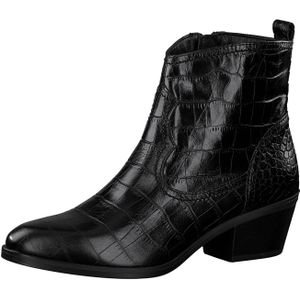 Tamaris 1-1-25708-33/001 BLACK Cowboy-/ Bikerboots  HW 19/20 für Damen, schwarz, Gr. 38 EU
