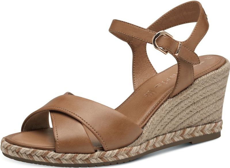 Tamaris Da.-Sandalette für Damen, braun, Gr. 38 EU