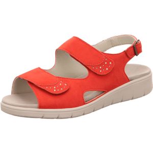 Semler Bequeme Sandalen für Damen, orange, Gr. 41 ½ EU / 7,5 UK