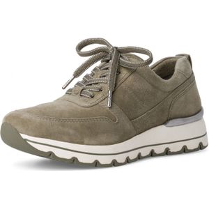Tamaris 1-1-23725-27/770 EMERALD SUEDE Sportliche Schnürer  HW 21/22 für Damen, grün, Gr. 37 EU
