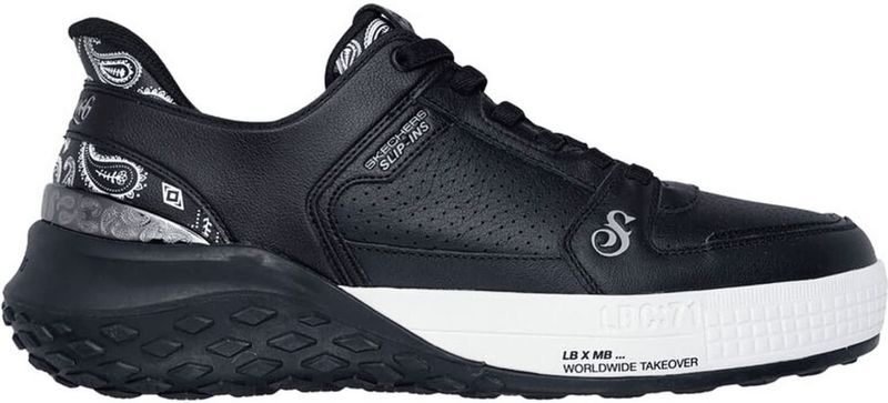 Skechers SIZZLE SNOOP SIZZLE TOKE SLIP INS für Herren, schwarz, Gr. 48 ½ EU