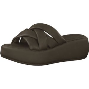 Tamaris 1-1-27262-38/722 OLIVE Klassische Pantoletten  FS 2022 für Damen, oliv, Gr. 38 EU
