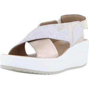 Igi&Co Keilsandaletten für Damen, beige, Gr. 35 EU