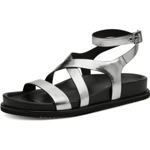 Tamaris Da.-Sandalette für Damen, silber, Gr. 40 EU