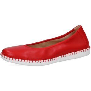 Caprice Da.-Ballerina 9-9-22154-24/525 RED SOFTNAPPA FS 2020 für Damen, rot, Gr. 37 EU