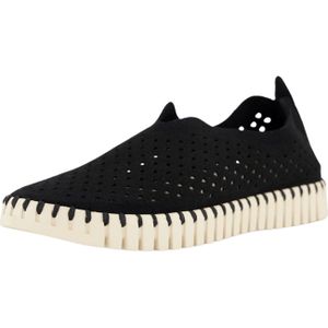 Ilse Jacobsen Sportliche Slipper für Damen, schwarz, Gr. 39 EU