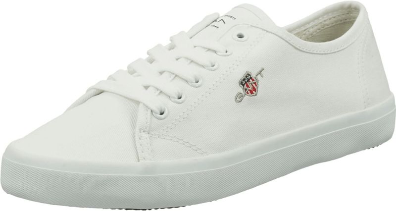 Gant Pillox Sneaker 30538896-G29 white Cotton Twill für Damen, weiß, Gr. 38 EU