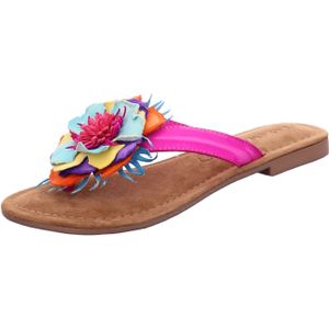 Lazamani Pantoletten für Damen aus Italien, Spanien und Portugal für Damen, pink, Gr. 40 EU