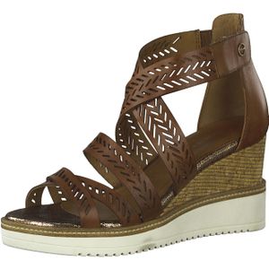 Tamaris Da.-Sandalette für Damen, braun, Gr. 40 EU