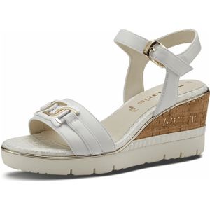 Tamaris Da.-Sandalette für Damen, weiß, Gr. 40 EU