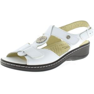 Hickersberger Damen Sandalette G für Damen, weiß, Gr. 43 EU